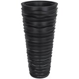 Maison Chic korito - Lonček za rože z odstranljivo notranjostjo antracit 18/45 L PP reliefno, (22057513) | Shoptok.si