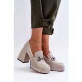 S. BARSKI Gray Patent Leather Women's Pumps D&A | Shoptok.si