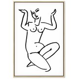  Slika - Uncertain Encouragement (1 Part) Vertical 40x60 U prirodnom drvenom okviru | shoptok.hr