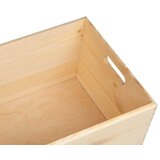 vidaXL Drvena kutija s ručkama 40x30x23 cm puno drvo bor | shoptok.hr