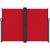 vidaXL Zložljiva stranska tenda rdeča 180x600 cm | Shoptok.si
