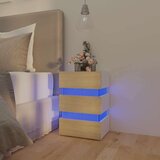 vidaXL led noćni ormarić bijeli i boja hrasta sonome 45x35x67 iverica | shoptok.hr