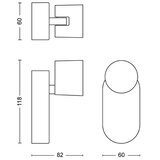 Philips LED prigušiva zidna reflektorska lampa STAR LED/4,5W/230V | Eponuda.com