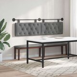  Držeće uzglavlje Zidne Tamno siva 190 x 55 x 7 cm Baršun - Tamno siva 180 cm bez LED | shoptok.hr