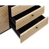 Livetastic ŠIROKA KOMODA, črna, barve hrasta | Shoptok.si