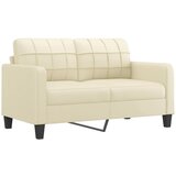  The Living Store Dvosed krem 140 cm umetno usnje - Kavč Dvosed, (21445347) | Shoptok.si
