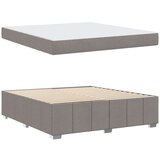  Krevetna konstrukcija Sivo-smeđa 180 x 200 cm tkanina | shoptok.hr