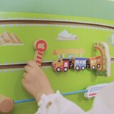 Viga drvena senzorna i manipulativna ploča za edu vlak | shoptok.hr