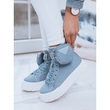 DStreet Trampki damskie WEIRA niebieskie | Shoptok.si