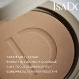 IsaDora The No Compromise Matte Longwear Powder kompaktni puder s mat učinkom nijansa 66 Warm Beige 8 g | shoptok.hr