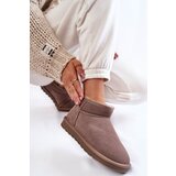 Boto Women's Suede Low Snow Boots Grey Shelie | Shoptok.si