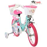 Volare Unicorn Children's Bicycle - Girls - 14 inch - Green - Two Hand Brakes | shoptok.hr