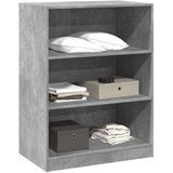 vidaXL Garderobna omara betonsko siva 77x48x102 cm inženirski les | Shoptok.si