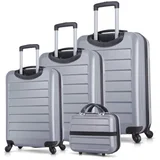 set kofera 4841, 4 dijela, siva