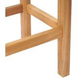 Barska stolica 2 pcs Prirodna 35 x 35 x 75 cm Čvrsto teak drvo | shoptok.hr