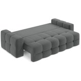 Makamii Temno siva raztegljiva sedežna garnitura iz tkanine bouclé 255 cm Milu – | Shoptok.si