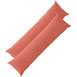  Presvlaka za jastuk 2 pcs HEERLEN Crvena narančasta 40 x 145 cm Slike