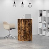  Recepcijski stol dimljeni hrast 55x50x103,5cm konstruirano drvo | Eponuda.ba