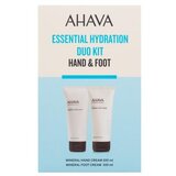 Ahava Deadsea Water Essential Hydration Duo Kit Set krema za roke Deadsea Water Mineral Hand Cream 100 ml + krema za nohte Deadsea Water Mineral Foot Cream 100 ml za ženske Cene