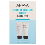 Ahava Deadsea Water Essential Hydration Duo Kit Set krema za ruke Deadsea Water Mineral Hand Cream 100 ml + krema za stopala Deadsea Water Mineral Foot Cream 100 ml za ženske | shoptok.hr