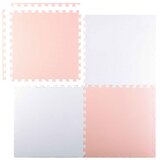 Ricokids velika pjenasta podloga za slaganje 60x60 cm 4 komada boje breskve i bijele | shoptok.hr