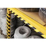 Durable Profil za zaščito vogalov, tip C25R, profil 1 m, ŠxV 40 x 30 mm, rumene / črne barve | Shoptok.si