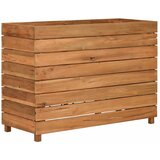 Furnova Visoka greda 100x40x72 cm reciklirana tikovina in jeklo, (21921205) | Shoptok.si