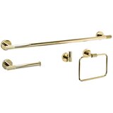 REA Bath Set kopalniških dodatkov GRID Gold 4 deli | Shoptok.si