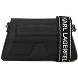 Karl Lagerfeld Torbe IKON K SOFT WEBBING CROSSB Črna