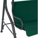  Vrtna ljuljačka zelena 170 x 110 x 153 cm od tkanine | shoptok.hr