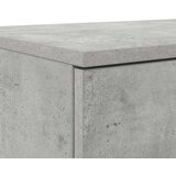  Nočne omarice Betonsko siva Inženirski les 160 x 36.5 x 16.5 cm, (22008127) | Shoptok.si