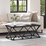 vidaXL Kava Stol Crni hrast 100 x 49 x 40 cm Konstruirano drvo Cijene