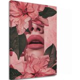  Slika FLORAL LIPS | Talijansko platno Cijene