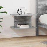  Nočna omarica Siva Sonoma 40 x 30 x 25 cm Konstruiran les, (5000136983) | Shoptok.si