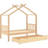  Okvir za dječji krevet s ladicom 80x160 cm od masivne borovine | shoptok.hr