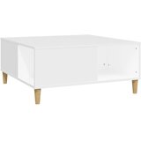  Stolić za kavu bijeli 80 x 80 x 36,5 cm od konstruiranog drva | shoptok.hr