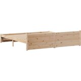 vidaXL Okvir kreveta bez madraca 160 x 200 cm od masivne borovine | shoptok.hr