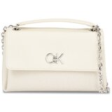 Calvin Klein Ročna torba Re-Lock Conv Shoulder Bag_Jcq K60K611755 Écru | Shoptok.si