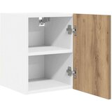 vidaXL viseći ormarić s policom riga 2 pcs umjetnički hrast i bijela | shoptok.hr