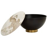 Mauro Ferretti Rjava kovinska okrogla klubska mizica ø 73 cm Glam – | Shoptok.si