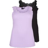 Zizzi Top 'LIV' majnica / črna | Shoptok.si