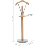  Stalak za odijela 45 x 35 x 107 cm prirodne boje | shoptok.hr