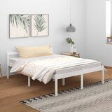 vidaXL Okvir za krevet od borovine bijeli 150x200 cm 5FT veliki bračni Cijene