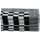  Set ručnika od 20 komada crno-bijeli pamučni | shoptok.hr