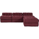  Modularni Poufi 4 kosa Bordo Tkanina, (22045909) | Shoptok.si