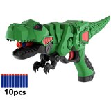 TechKidz Pištola za metanje puš?ic iz pene - Model T-Rex, Zelena, (21552293) Cene