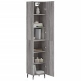  Visoka komoda siva sonome 34,5x34x180 cm od konstruiranog drva | shoptok.hr