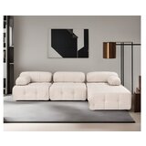 Atelier Del Sofa ugaona garnitura doblo 3 seater with pouffe (L1 O1 1R pouffe) light brown Cene