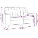  Dvosjed žuti 120 cm baršunasti | shoptok.hr