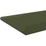  Lebdeća polica 2 pcs Maslinasto zelena 80 x 18 x 2,5 cm Čelik | shoptok.hr